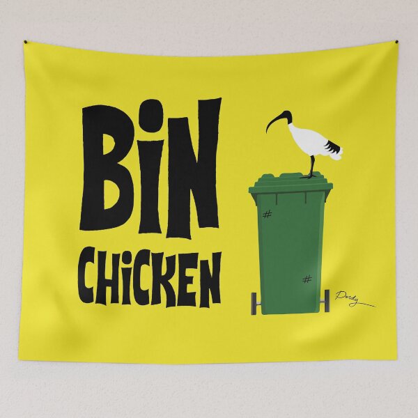 Item preview, Yellow Bin Chicken designed and sold by Cardsbyakid.