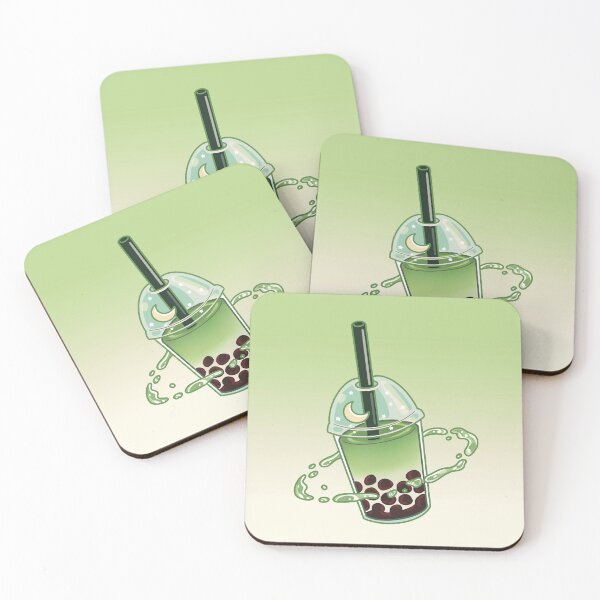 Item preview, Matcha Green Tea Boba Milk Tea Space designed and sold by DailyBobaFeed.