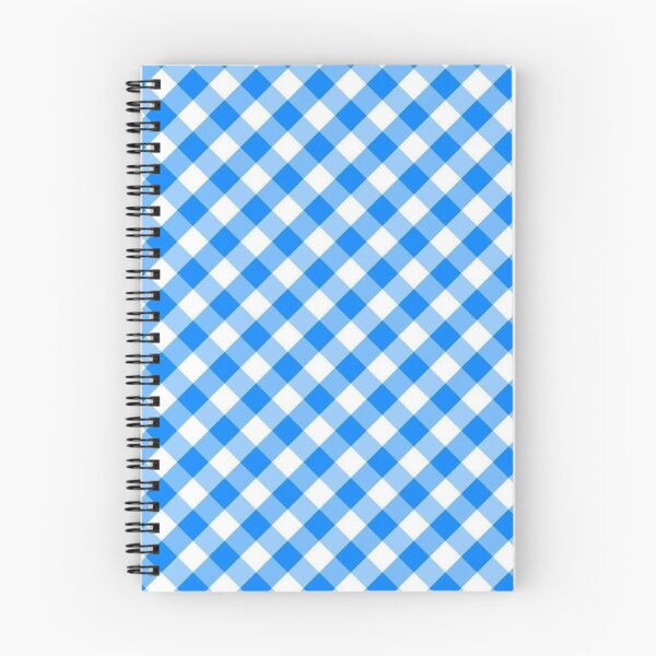Item preview, Blue, light blue and white checkered pattern designed and sold by Donkey's Salad.