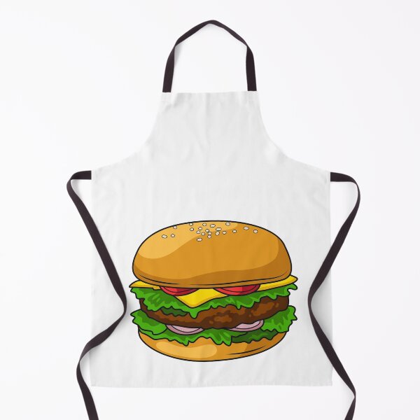 Item preview, Hamburger cartoon illustration designed and sold by Misscartoon.