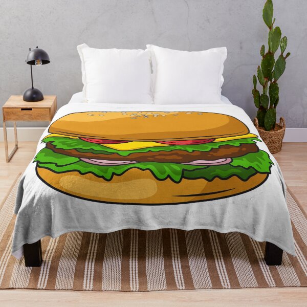 Item preview, Hamburger cartoon illustration designed and sold by Misscartoon.