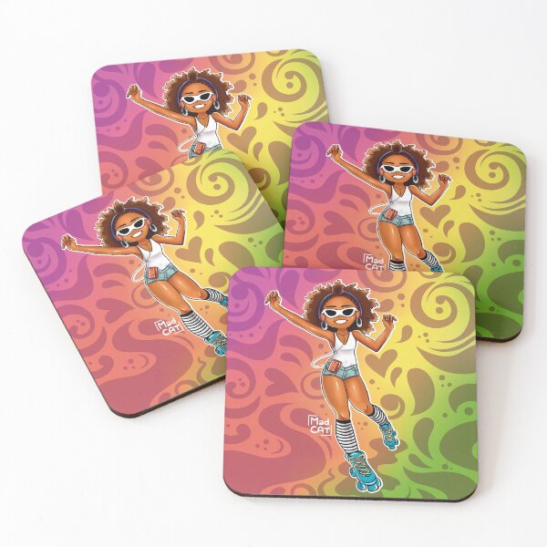 Item preview, Groovy Roller girl designed and sold by madcatdibuja.