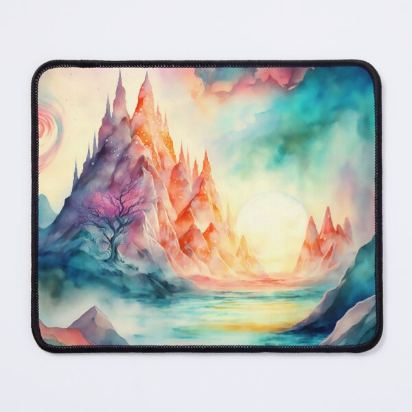 Item preview, Magical Landscape Watercolor, Fantasy Abstract designed and sold by Orianah.