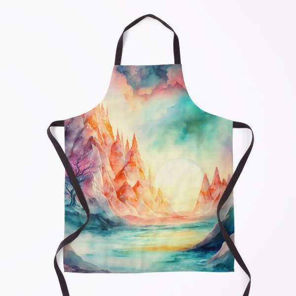 Item preview, Magical Landscape Watercolor, Fantasy Abstract designed and sold by Orianah.