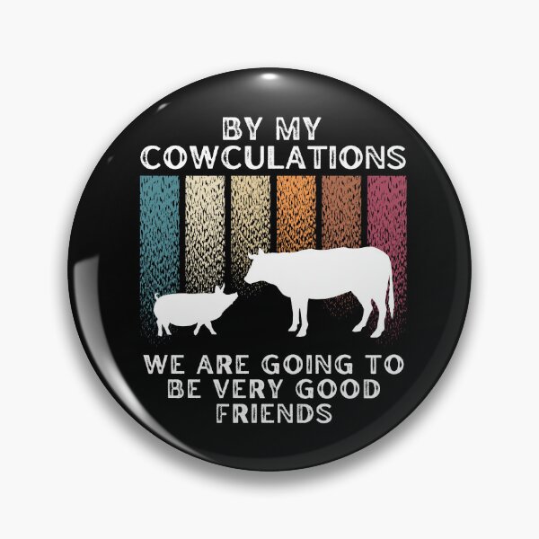 Item preview, The Farm cow and a pig " By my Cowculations" Calculations designed and sold by FarmsteadAcers.