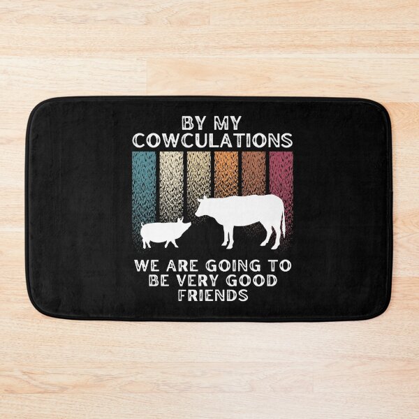 Item preview, The Farm cow and a pig " By my Cowculations" Calculations designed and sold by FarmsteadAcers.