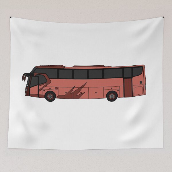 Item preview, Bus cartoon illustration designed and sold by Misscartoon.