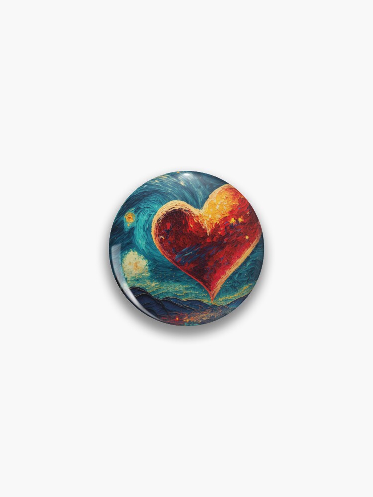 Kitűző - Heart Gogh Kitűző - Heart Gogh