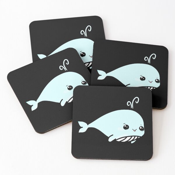 Item preview, whale kwaii cool designed and sold by sarva ns.