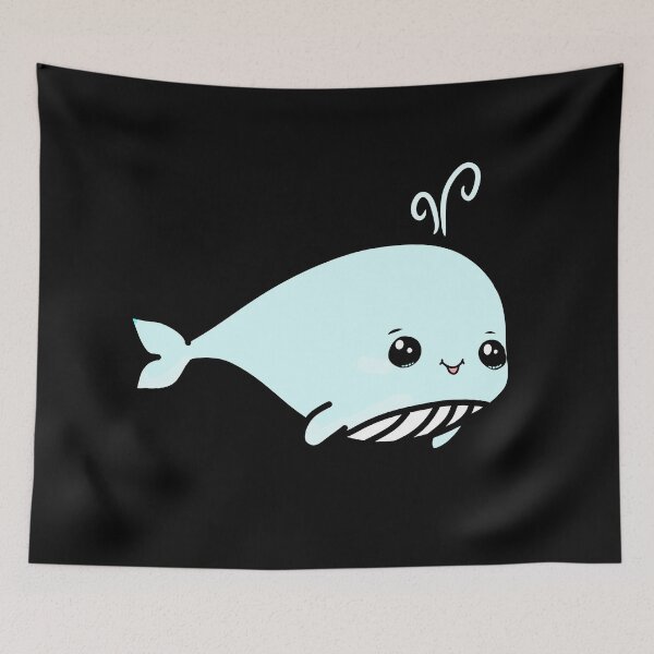 Item preview, whale kwaii cool designed and sold by sarva ns.