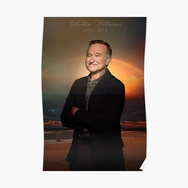 Poster Robin Williams Redbubble