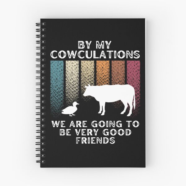 Item preview,  The Farm cow and the duck " By my Cowculations" Calculations designed and sold by FarmsteadAcers.