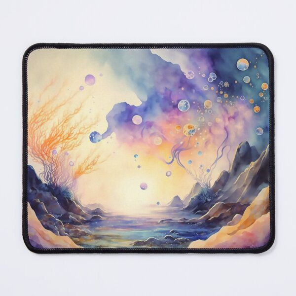 Item preview, Magical Landscape Watercolor, Fantasy Abstract designed and sold by Orianah.