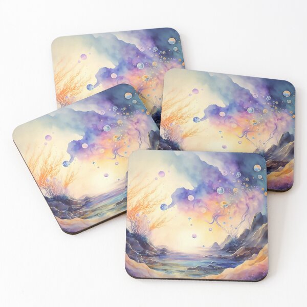 Item preview, Magical Landscape Watercolor, Fantasy Abstract designed and sold by Orianah.