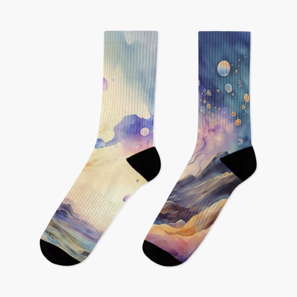 Item preview, Magical Landscape Watercolor, Fantasy Abstract designed and sold by Orianah.