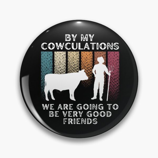 Item preview, The Farmer and the cow "By my Cowculations" Calculations designed and sold by FarmsteadAcers.