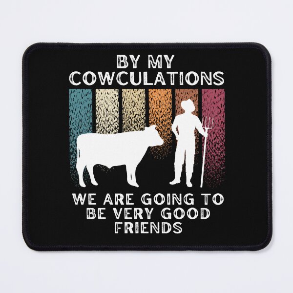 Item preview, The Farmer and the cow "By my Cowculations" Calculations designed and sold by FarmsteadAcers.