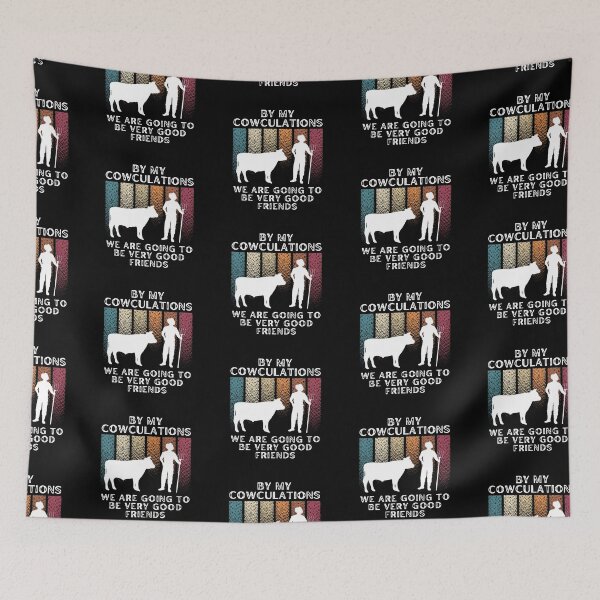 Item preview, The Farmer and the cow "By my Cowculations" Calculations designed and sold by FarmsteadAcers.