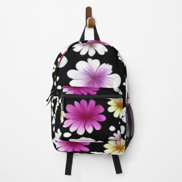 Item preview, Abstract Pop Art Flowers on Black designed and sold by calibrit.