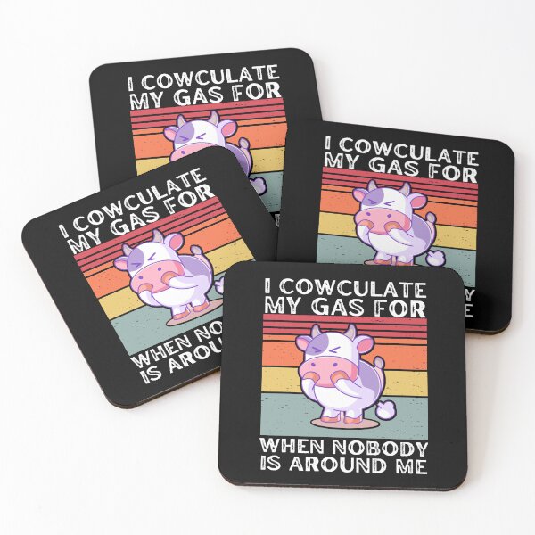 Item preview, Black version of I calculate my GAS for when nobody is around me - Funny cow jokes designed and sold by FarmsteadAcers.