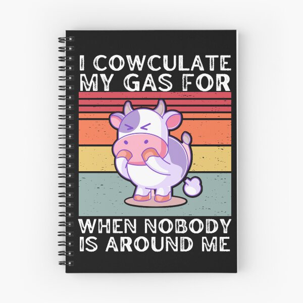 Item preview, Black version of I calculate my GAS for when nobody is around me - Funny cow jokes designed and sold by FarmsteadAcers.