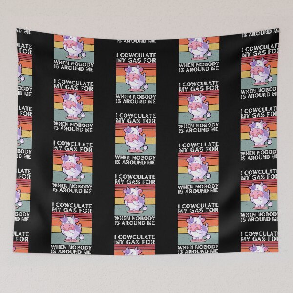 Item preview, Black version of I calculate my GAS for when nobody is around me - Funny cow jokes designed and sold by FarmsteadAcers.