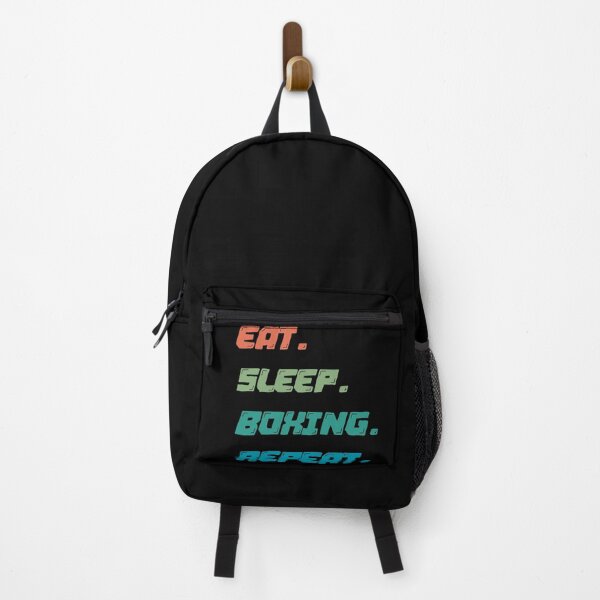 Item preview, Eat sleep Boxing repeat-inspirational Boxing fighter sunset retro designed and sold by Master4art.
