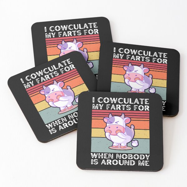 Item preview, Black version of calculate my farts for when nobody is around me - Funny cow jokes designed and sold by FarmsteadAcers.
