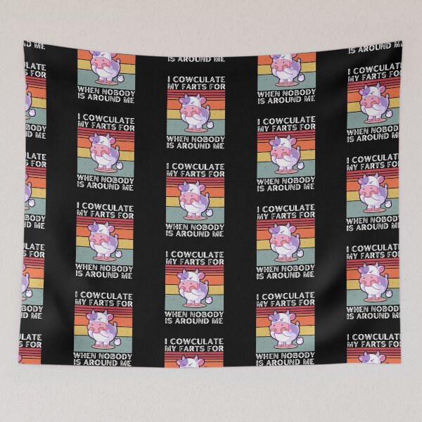 Item preview, Black version of calculate my farts for when nobody is around me - Funny cow jokes designed and sold by FarmsteadAcers.