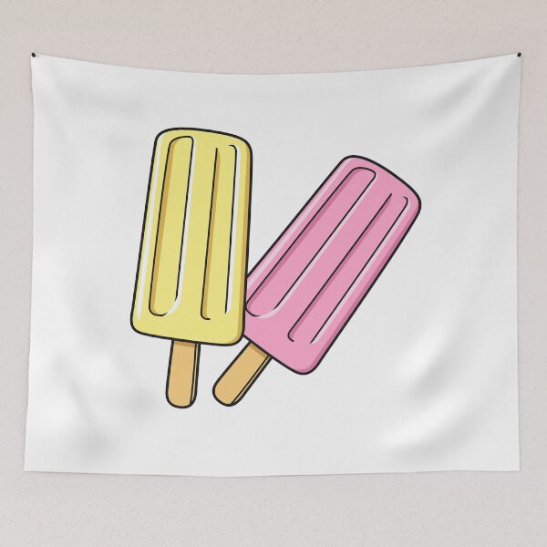 Item preview, Ice pop cartoon illustration designed and sold by Misscartoon.