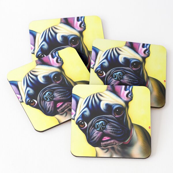 Item preview, French Bulldog Portrait - Butter Yellow designed and sold by RoseCandi.