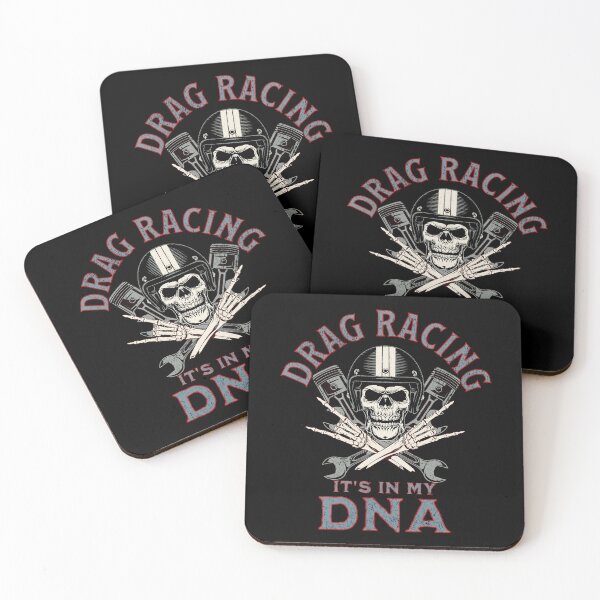 Item preview, Drag Racing It's In My DNA Skull Wrench Piston Rod Racer Street Race Track designed and sold by CarantinedChaos.