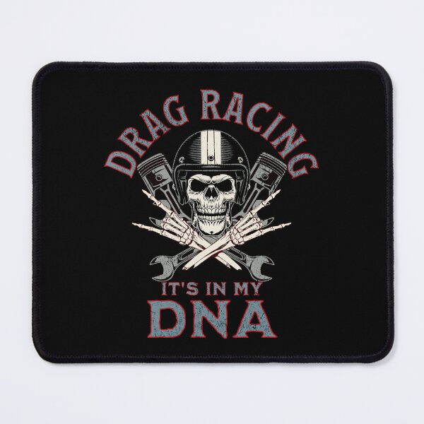 Item preview, Drag Racing It's In My DNA Skull Wrench Piston Rod Racer Street Race Track designed and sold by CarantinedChaos.