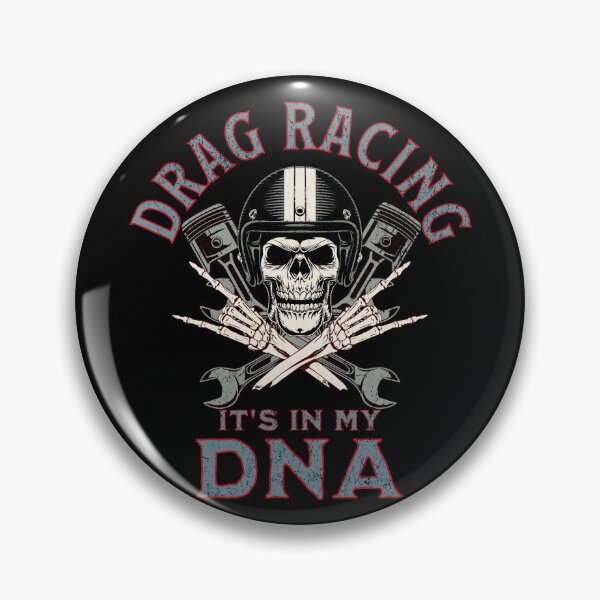 Item preview, Drag Racing It's In My DNA Skull Wrench Piston Rod Racer Street Race Track designed and sold by CarantinedChaos.