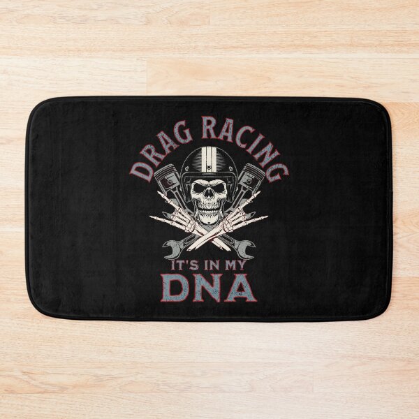 Item preview, Drag Racing It's In My DNA Skull Wrench Piston Rod Racer Street Race Track designed and sold by CarantinedChaos.