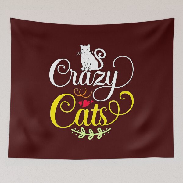 Item preview, Crazy Cats Essential Here designed and sold by TargetBox.