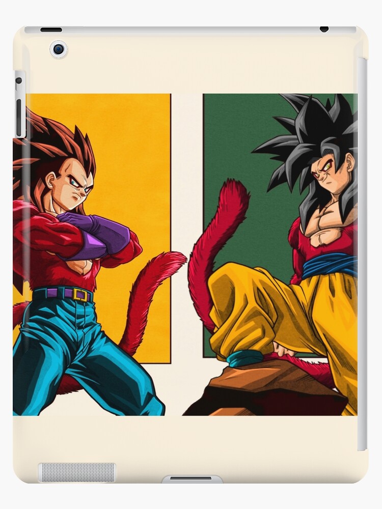 Goku and Vegeta SSJ4 DBGT  iPad Case & Skin for Sale by Anime and