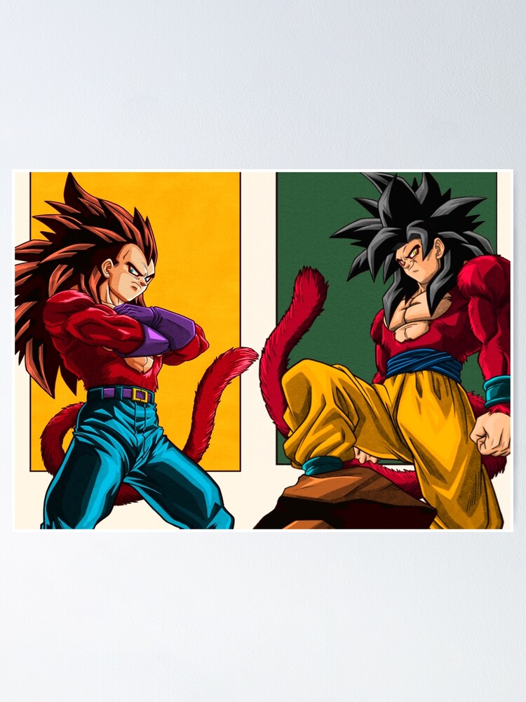 DRAGON BALL Z WALL ART GOKU VEGGETO ANIME WALL DECORATION