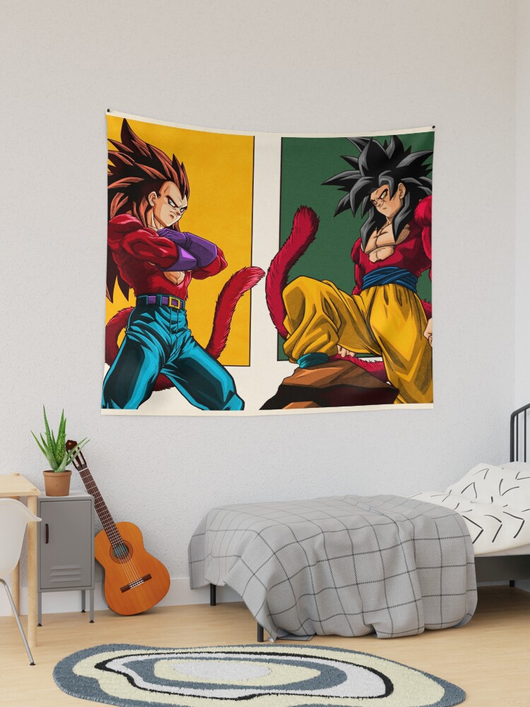 Goku and Vegeta SSJ4 DBGT  Tapestry for Sale by Anime and More