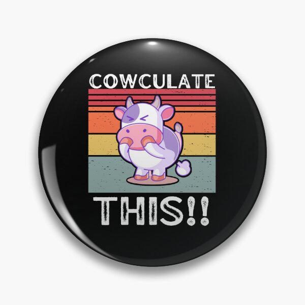 Item preview, Sarcastic Dairy cow says "COWCULATE THIS!!" Cow farts designed and sold by FarmsteadAcers.