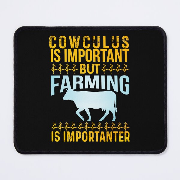Item preview, Calculus is important but farming is importanter Funny cow puns designed and sold by FarmsteadAcers.