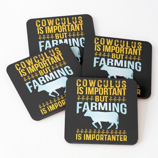 Item preview, Calculus is important but farming is importanter Funny cow puns designed and sold by FarmsteadAcers.