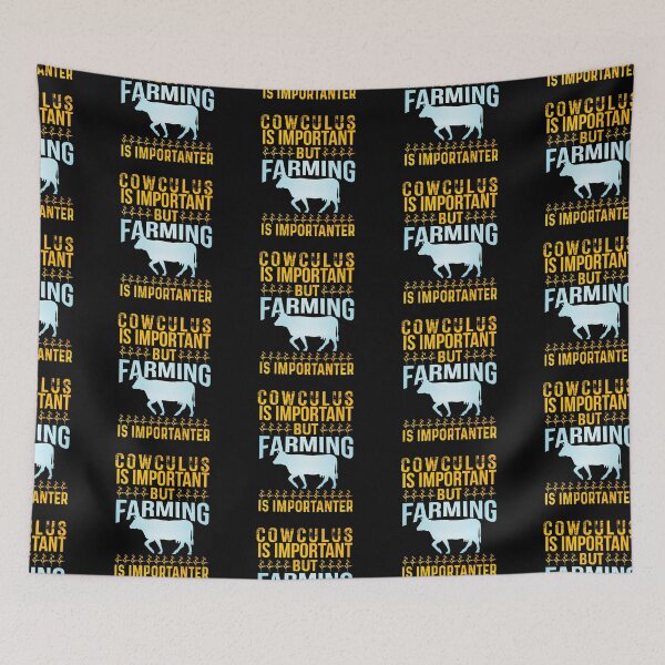Item preview, Calculus is important but farming is importanter Funny cow puns designed and sold by FarmsteadAcers.