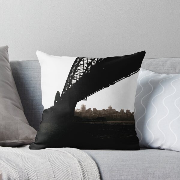 Under the Bridge Throw Pillow