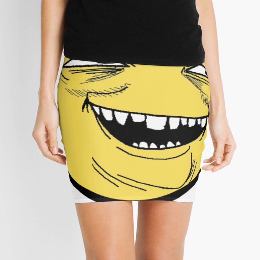 Man Face Mini Skirt for Sale by prrrki