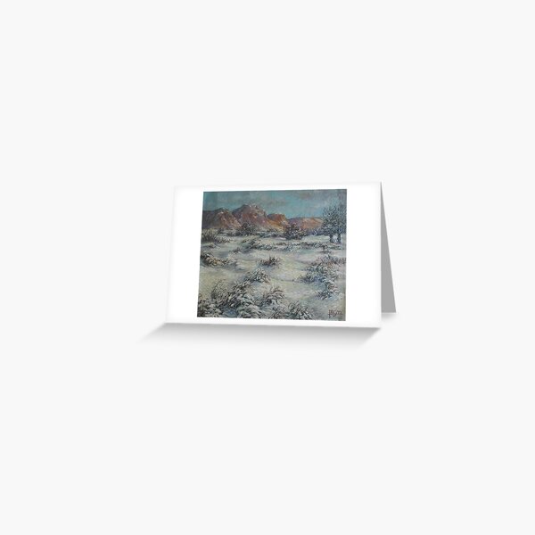 Chama in Winter Greeting Card