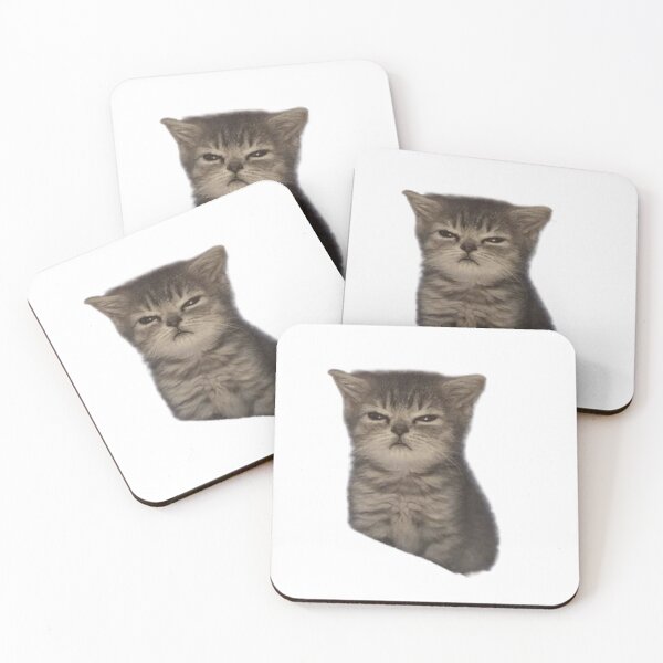 Item preview, Squinting cat designed and sold by CoolMeowCat.