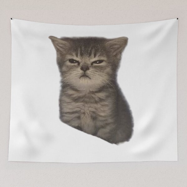 Item preview, Squinting cat designed and sold by CoolMeowCat.