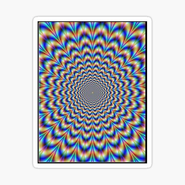 Optical illusion Trip #OpticalillusionTrip #Opticalillusion #Trip #Optical #illusion #illusionTrip Sticker