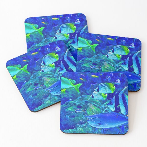 Item preview, Bait Flying Fishes Painting Art designed and sold by getlyart.